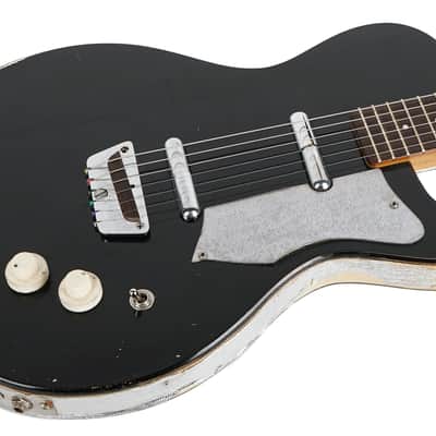 1958 Silvertone U2 Black w/ Silver Sparkle Binding image 6