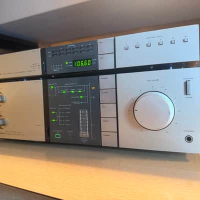 Vintage Pioneer A-8 Amplifier + T7 Tuner Gold Champagne Fresh Service! 90WPC🎶🔥 image 3