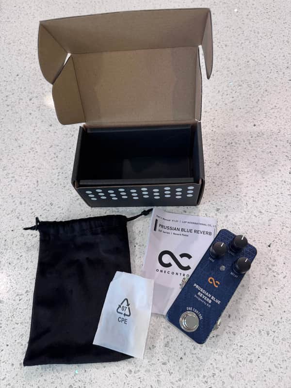 New! One Control Prussian Blue Reverb 2025 Cobalt image 1