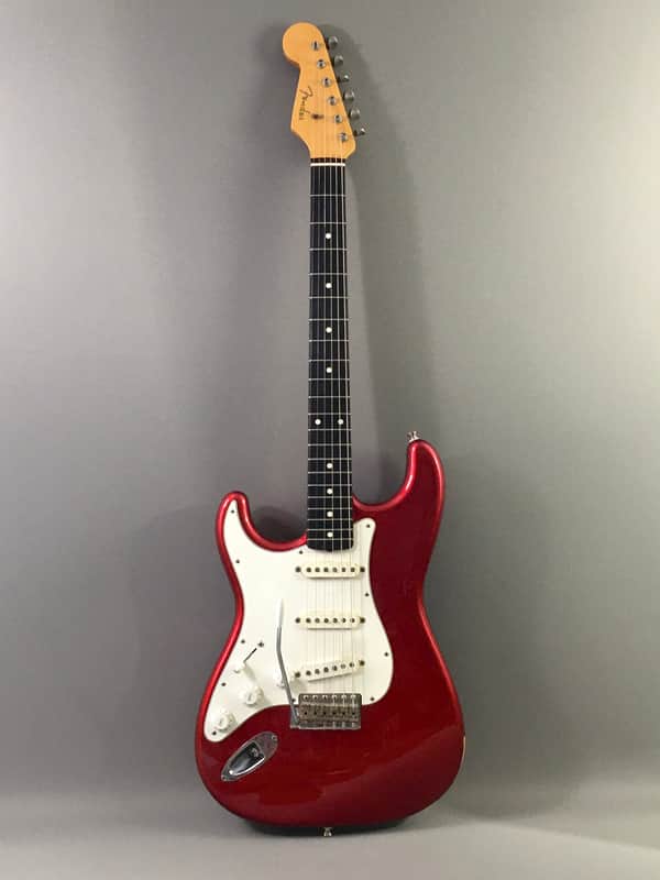 LEFTY! Vintage 1997 Fender ‘62 Reissue Stratocaster Custom Shop Texas Specials! Candy Apple Red Relic 6.9 Lb HSC image 1