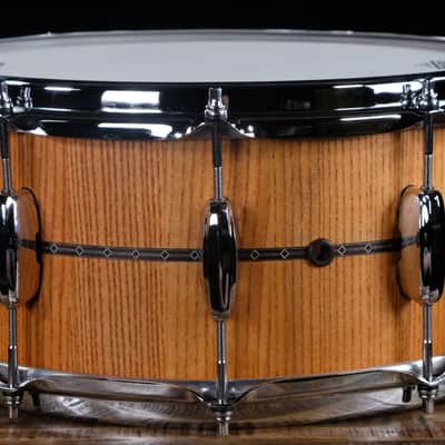 Tama Star Reserve Stave Ash Snare Drum - 6.5-inch x 14-inch - Oiled Amber Ash image 6