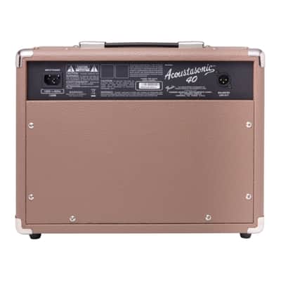 Fender Acoustasonic 40 Acoustic-Electric Guitar Amplifier(120V, Brown and Wheat) image 4