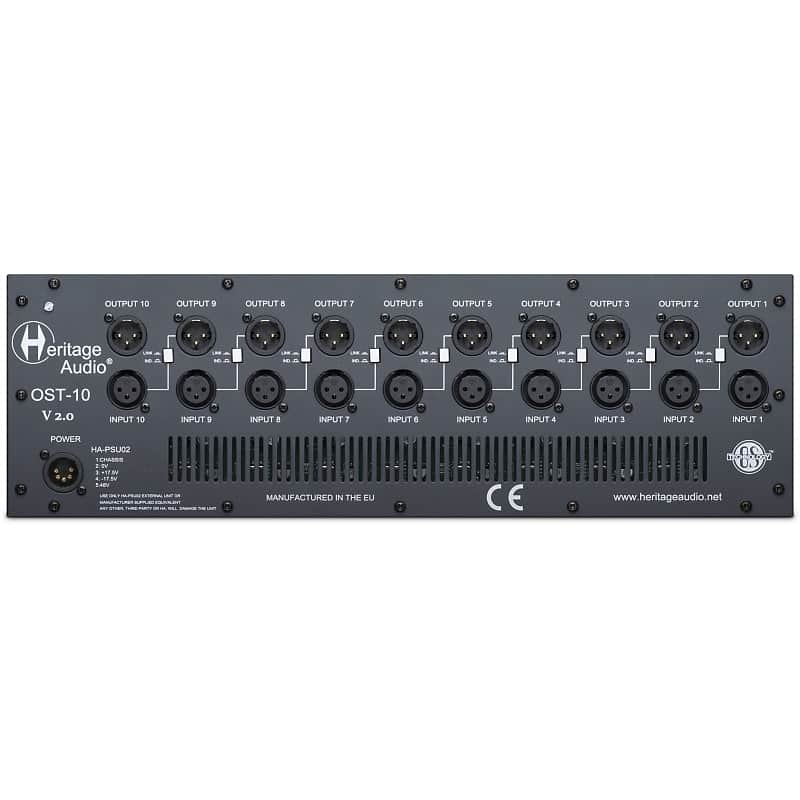 Heritage Audio OST-10 V2 10-Space 500 Series Rack Frame image 3