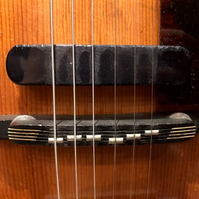 Vintage 1959 Hofner Club 60 Natural Blonde Electric Guitar w/ Bound Ebony Flame image 4