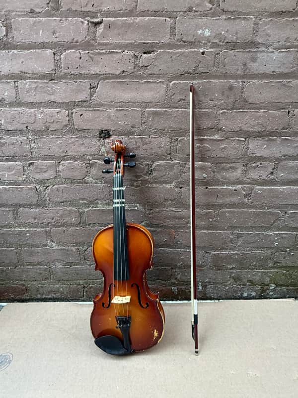 Hermet Schartel HS44 4/4 Hand Crafted European Violin w/ Bow & Hard Case - Romania image 1