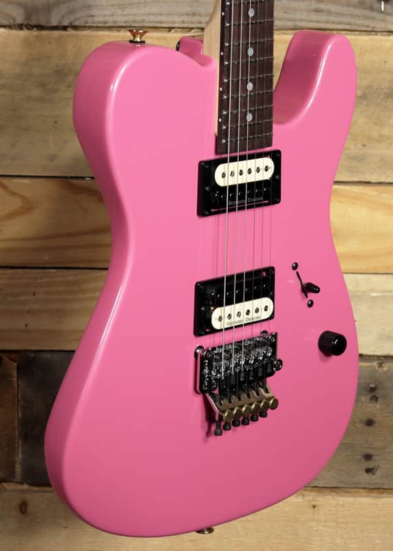 Charvel Custom Shop USA Special Edition Style 2 Electric Guitar Platinum Pink w/ Case image 1