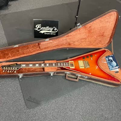 *RARE* 1983 Ibanez X Series Rocket Roll II 6-String Electric Guitar with Case - Cherry Red Sunburst image 2