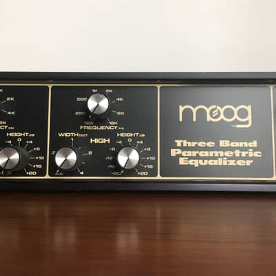 LEGENDARY MOOG MKPE 3 BAND PARAMETRIC EQUALIZER (1978) / PRO SERVICED / MICHAEL BRAUER FAVORITE / VOLTAGE SELECTOR / MICHAEL BRAUER & PRINCE image 6