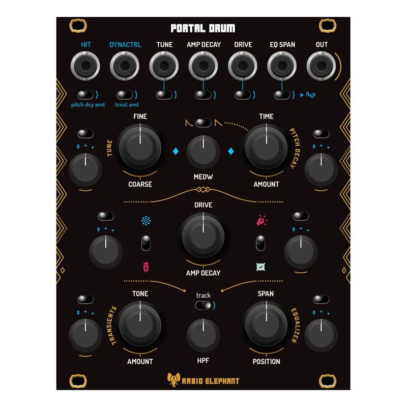 Rabid Elephant Portal Drum Eurorack Module image 1