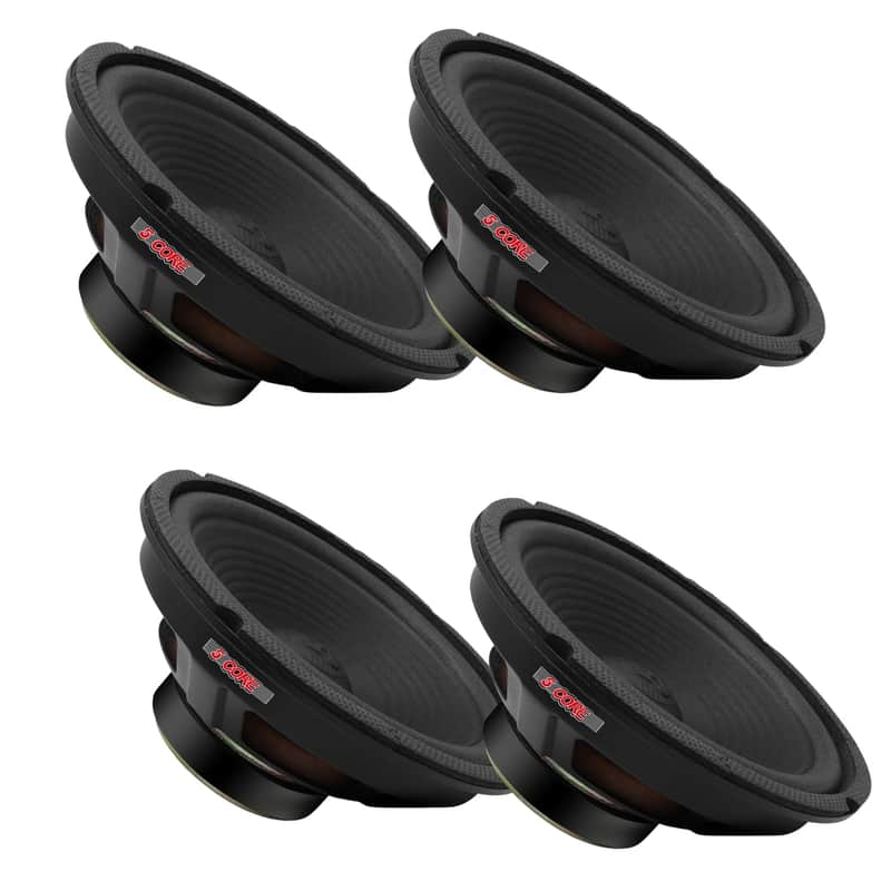5 Core 8 Inch Car Woofer Audio 4Pcs 1000W 4Ohm Deep Bass Subwoofer Component Loud Speaker System image 1