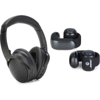 Bose QuietComfort Headphones and Ultra Open Earbuds - Black image 1