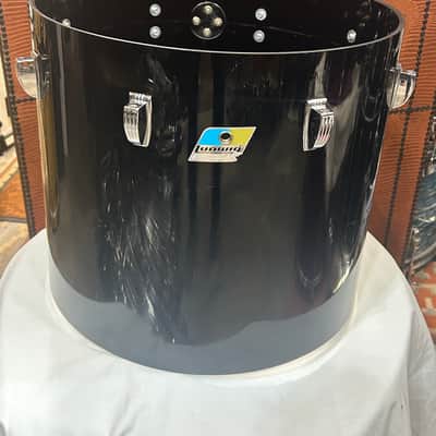 Ludwig 14" deep X 16" head Vistalite concert Tom (11285-1206) early 70's - Black Vistalite image 7