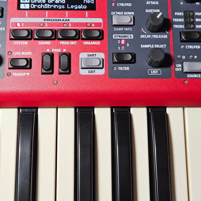 Nord Electro 6D SW61 Semi-Weighted 61-Key Digital Piano 2018 - 2022 - Red image 5
