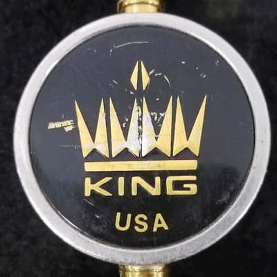 King 606 Trombone, USA, w/ case and mouthpiece, Poor Condition image 12