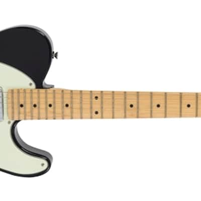 Vintage Reissued Series V75BK Brass bridge saddles, SS, Gloss Black image 3