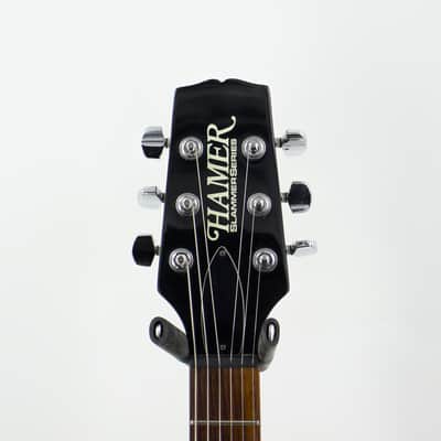 Used Hamer Eclipse Slammer Series Black Double-Cut HH Electric Guitar image 4