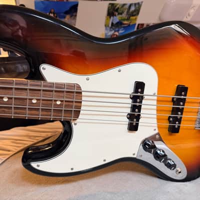 Fender Standard Jazz Bass Left-Handed Electric Bass Guitar Sunburst image 1