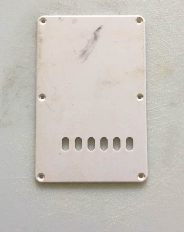 Fender Vintage Relic Squier Guitar Bridge Tremolo Back Plate Cover Modern Strat image 1