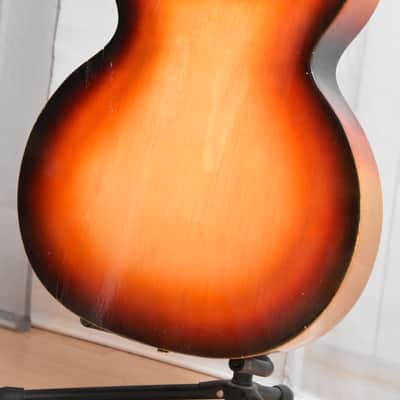 Hüttl Archtop – 1960s German Vintage Sharkfin Jazz Guitar / Gitarre image 13