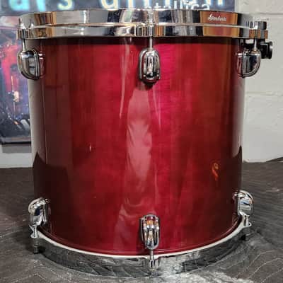 Tama Starclassic Performer 13x12 Rack Tom, Transparent Red. Vintage .1994 image 4
