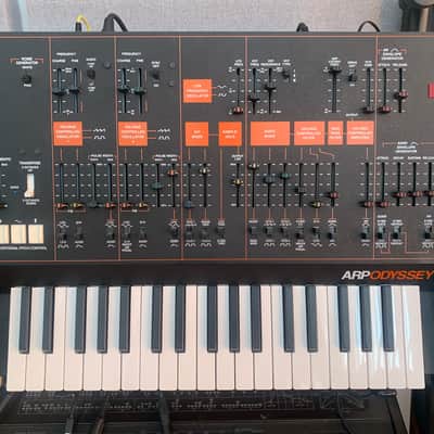 Korg ARP Odyssey Rev3 37-Slim Key Duophonic Analog Synthesizer 2015 - Present - Black/Orange
