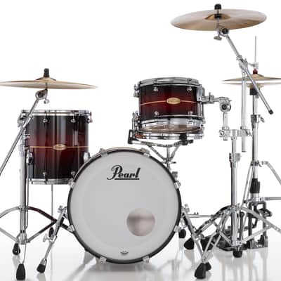 Pearl Reference One 3-pc. Shell Pack, Natural Banded Redburst (Cymbals and Hardware Not Included) (RF1C903XPS/C836) image 1