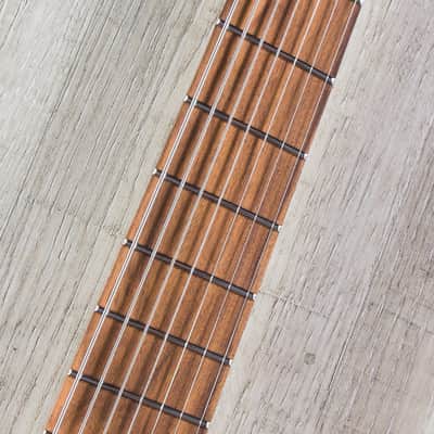 Skervesen Shoggie Singlecut 7-String Headless Guitar Fanned Fret Black Burst image 10