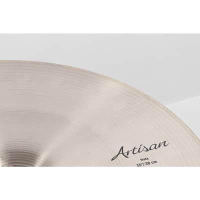 SABIAN Vault Artisan Hi-Hat Cymbals Regular 15 in. image 4