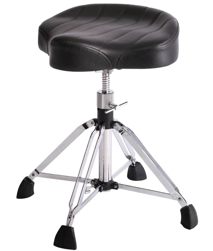Gibraltar 9908 9900 Pro Double Braced 4-Leg Moto-Style Seat Drum Throne image 1