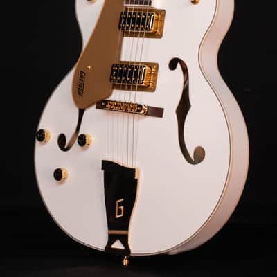 Gretsch G5422GLH Electromatic Hollow Body, Left-Handed, Laurel FB, Snowcrest White image 2