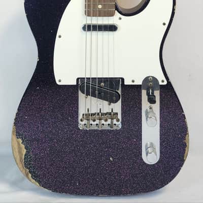 Fender Custom Shop 1960 Tele Relic, Time Machine, Ash Body, AAA Rosewood FB, Magenta Sparkle, w/HSC image 10