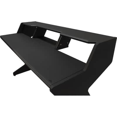 Ultimate Support Nucleus-Z Explorer Studio Desk with Shelf and 2x 4 Space Rack Modules image 21