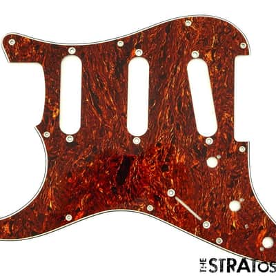 USED LEFTY Strat Strat Stratocaster Red Tortoise PICKGUARD 4 Ply image 1