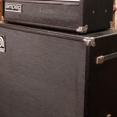 Ampeg B-25B 55-Watt 2x15" Bass Amp Half Stack - Black image 6