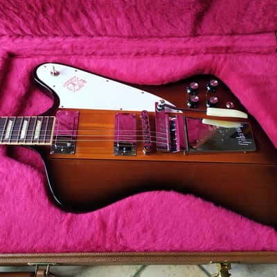 Gibson Firebird V Limited Vibrola 2016 Vintage Sunburst image 2