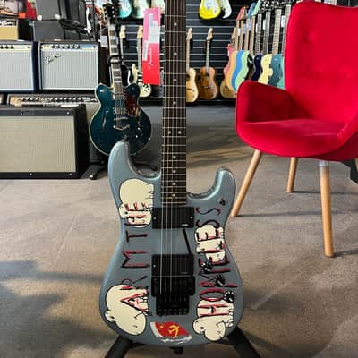 Fender Tom Morello "Arm The Homeless" Signature Stratocaster 2025 - Present - Ice Blue Metallic image 1