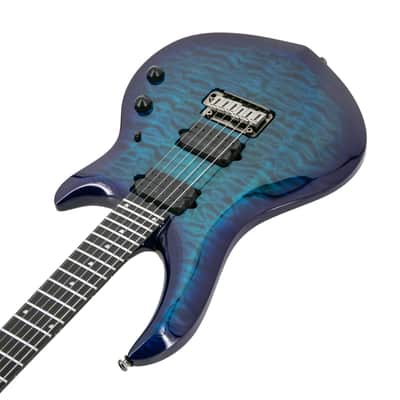 Sterling by Music Man MAJ200XQM John Petrucci Majesty Electric Guitar, Cerulean Paradise, 21071XXXX image 2