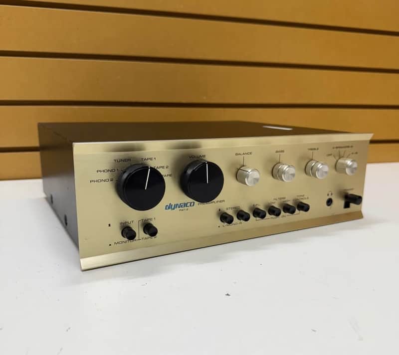 Dynaco PAT-5 Stereo Hi-Fi Preamplifier 1974-1976 - Gold image 1