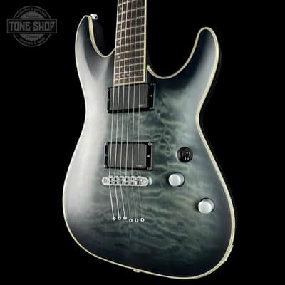 Used Schecter C-1 Platinum 6 Satin Smoke w/bag TSU25187 image 3