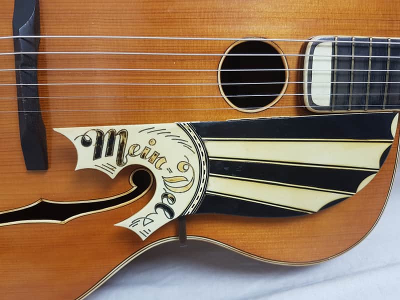 RARE Vintage 1949 Otto Meindl Migma Meister Jazz Guitar "Mein-Del" (Germany) image 1