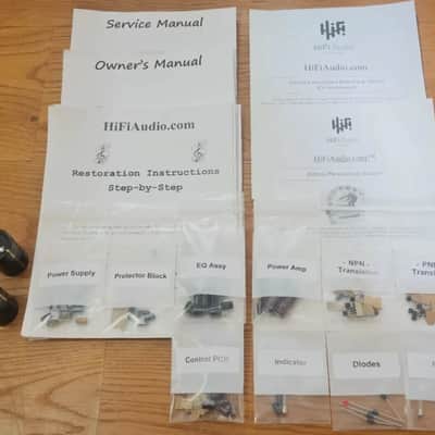 Sansui AU-D5 restoration kit filter capacitor repair rebuild fix image 1
