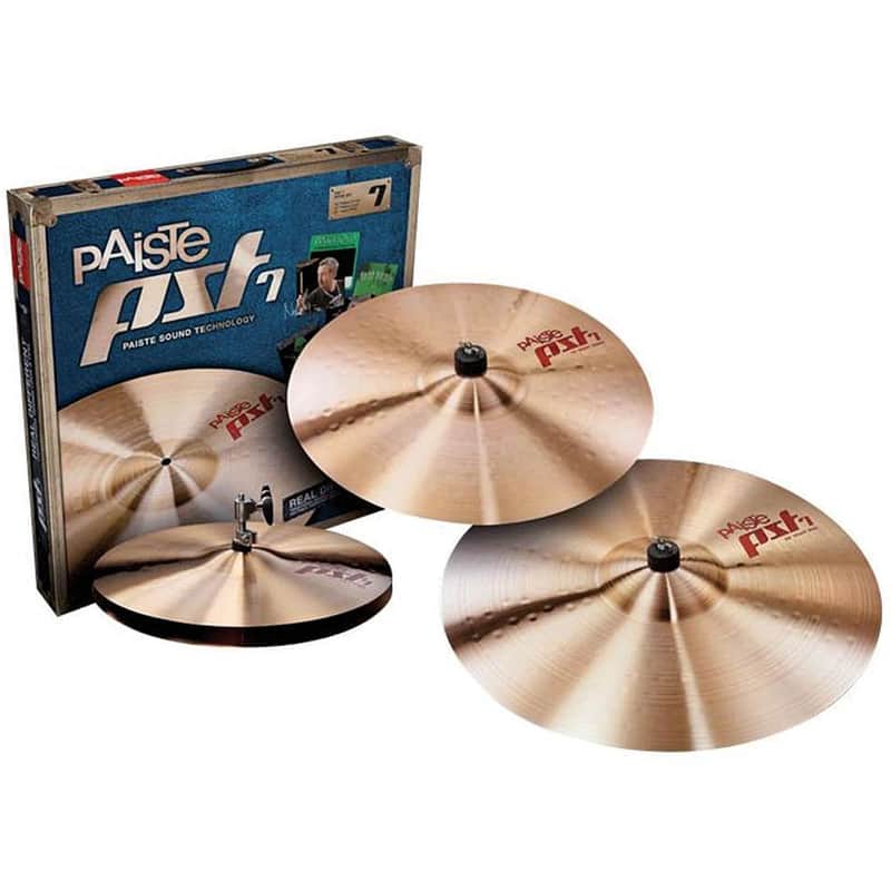 Paiste PST7 Universal Cymbal Set (14" Hats, 16" Crash & 20" Ride) image 1