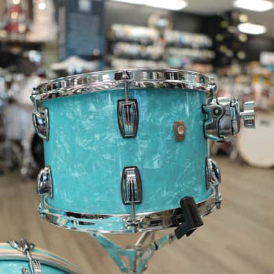 Ludwig Classic Maple Downbeat 3-Pc Shell Pack 12/14/20 (Teal Pearl) image 4