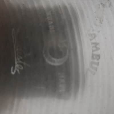 VERY RARE Paiste 13" Stambul Paper thin Hi Hats (Pair) 1966-67 - Traditional image 4