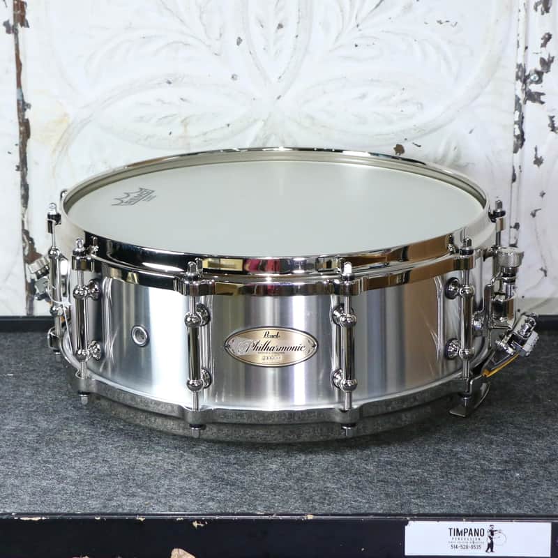 Pearl Philharmonic Concert Snare Drum Cast Aluminum 14X5in image 1