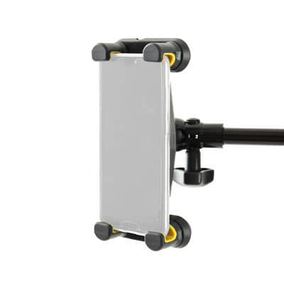 Hercules Stands DG307B Tablet & Phone Holder (Black/Yellow) - Accessory for Stands image 4