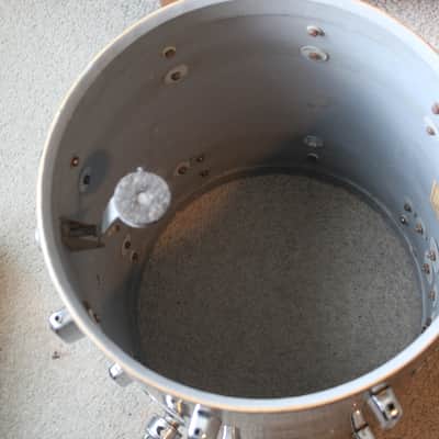 Rogers Holiday 1963 - Black Onyx 16" deep x 14" round Floor tom image 7