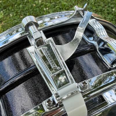 Ludwig LM404 Acrolite 5x14" 8-Lug Black Galaxy Snare Drum image 20
