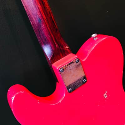 Belle Guitars Teg Custom, Fiesta red - medium relic image 12
