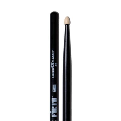 Vic Firth American Classic 5B Drumsticks w/Black Finish, 4-Pair Value Pack image 2